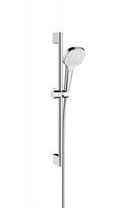 HANSGROHE ДУШЕВОЙ НАБОР HANSGROHE CROMA SELECT E 1JET (ШТАНГА 0,65М, БЕЛЫЙ/ХРОМ) 26584400 135943 фото