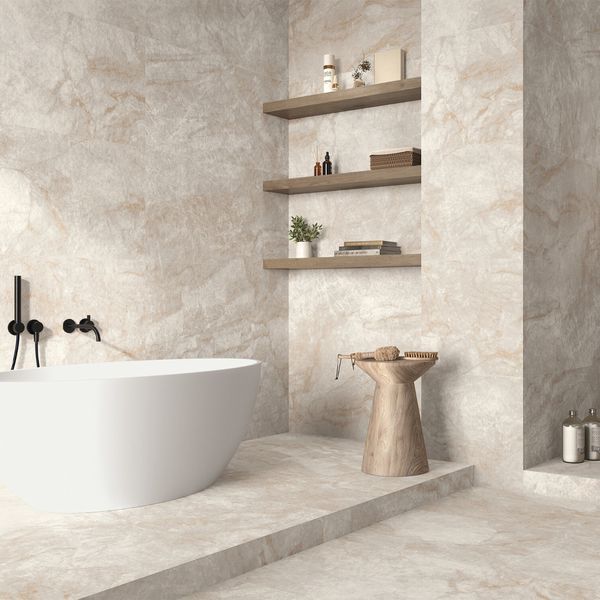 Плитка Ape Ceramica Jaipur 3D Honed Capuccino 600X1200 210049 фото