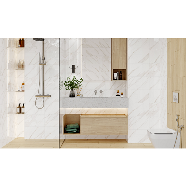 Плитка Cersanit Loren White Glossy 250x400 208217 фото