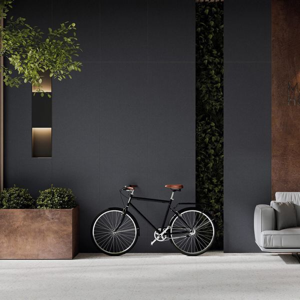 Плитка Cerrad Gres Monolight Exterior Anthracite Rect. 597X597 209751 фото