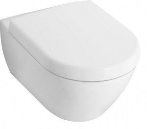 VILLEROY&BOCH УНИТАЗ ПОДВЕСНОЙ SUBWAY 2.0 С СИДЕНЬЕМ SF 56001001+9M68S101 136227 фото