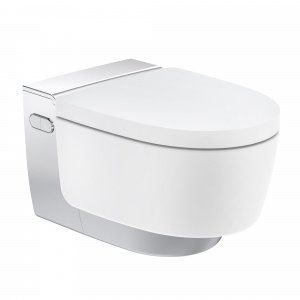 УНІТАЗ GEBERIT AQUACLEAN MERA COMFORT TOILET COMPLETE SET WHITE/CHROME 146210211 148065 фото