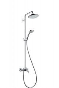 HANSGROHE HANSGROHE SHOWERPIPE ДУШОВА КОЛОННА CROMA 220 ХРОМ З ДУШОВИМ ЗМІШУВАЧЕМ 27222000 135652 фото