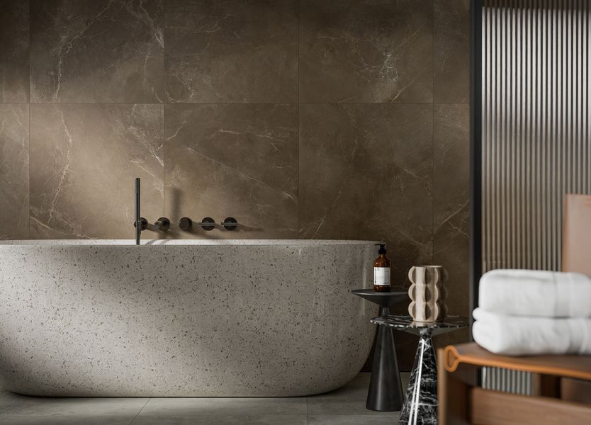 Плитка Cerrad Softstone Brown Rect 597x597 208637 фото