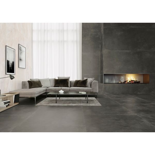 Плитка Cerrad Gres Modern Concrete Graphite Rect 797X797 209693 фото