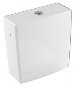 СЛИВНОЙ БАЧОК VILLEROY&BOCH SUBWAY 2.0 57061101 ПОДВОД ВОДЫ СБОКУ ИЛИ СЗАДИ, БЕЛЫЙ АЛЬПИН 178297 фото