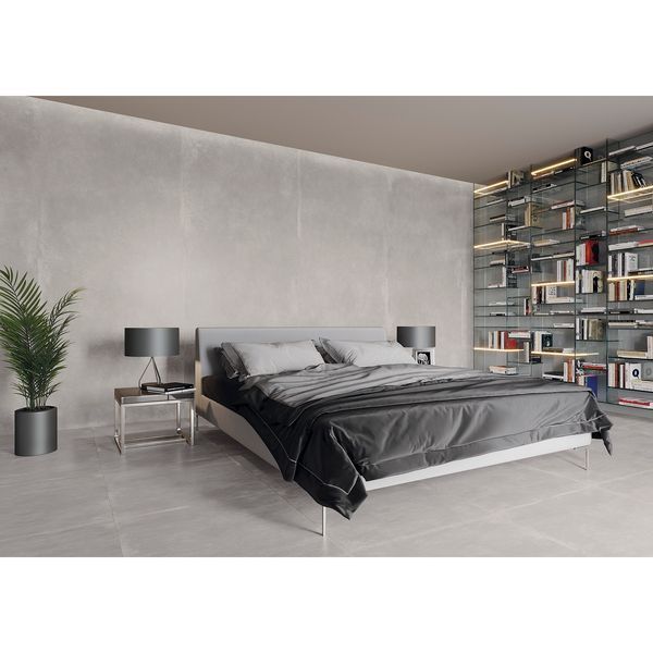 Плитка Cerrad Gres Modern Concrete Silver Rect 797X797 209694 фото