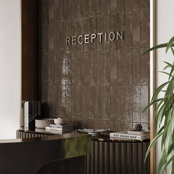 Плитка Cerrad Kamien Palette Brown 74X300 209760 фото