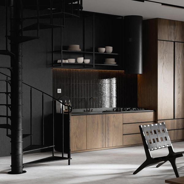 Плитка Cerrad Kamien Palette Black 74X300 209761 фото