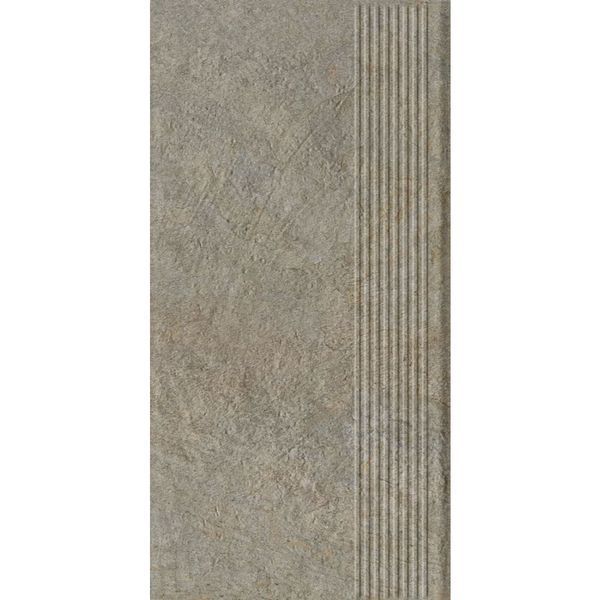PARADYZ EREMITE TAUPE STOPNICA PROSTA STRUKTURA MAT 30,0X60,0 G1 205613 фото