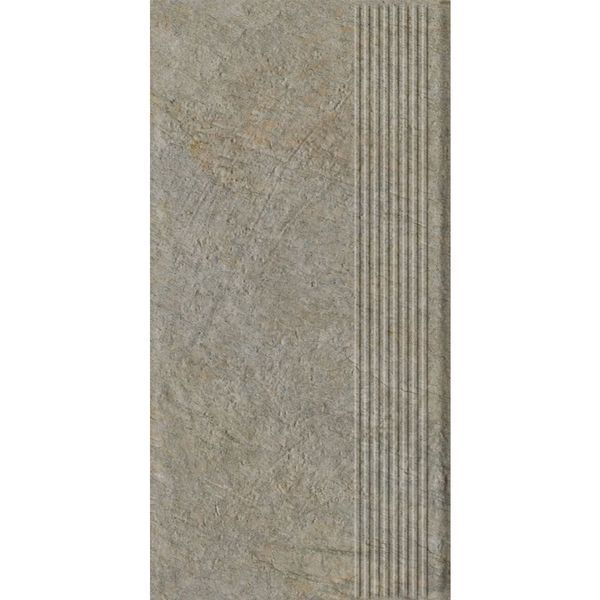 PARADYZ EREMITE TAUPE STOPNICA PROSTA STRUKTURA MAT 30,0X60,0 G1 205613 фото