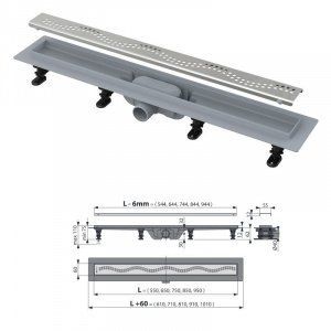 ДУШОВИЙ ТРАП ALCAPLAST APZ8- 850 148728 фото
