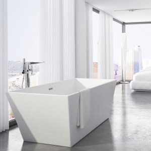 RAVAK ВАННА FREEDOM 1750Х750 БЕЛАЯ ОКРЕМОСТОЯЧА ПРЯМОУГОЛЬНАЯ XC00100021 146429 фото