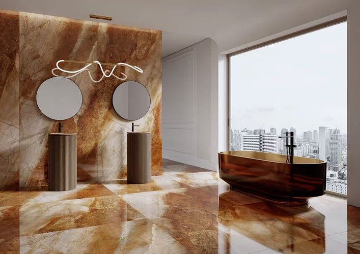PARADYZ ABSTRACT RUST GRES SZKL. REKT. POLER 59,8X119,8 206471 фото
