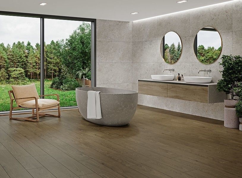 CERSANIT EMBERWOOD BROWN MAT RECT 198X1198X8 206564 фото