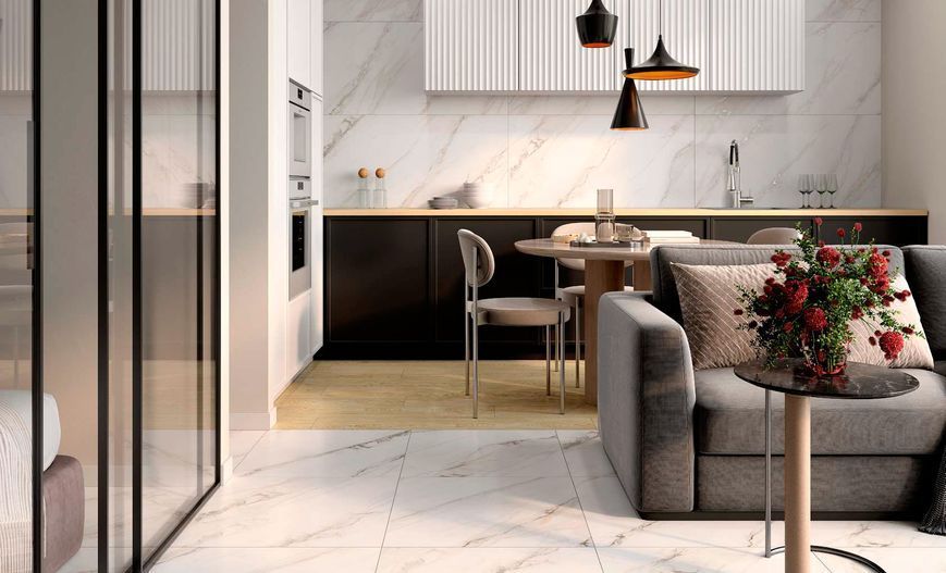 Плитка Cersanit Riviera White Satin Rect 59,8X59,8 209334 фото