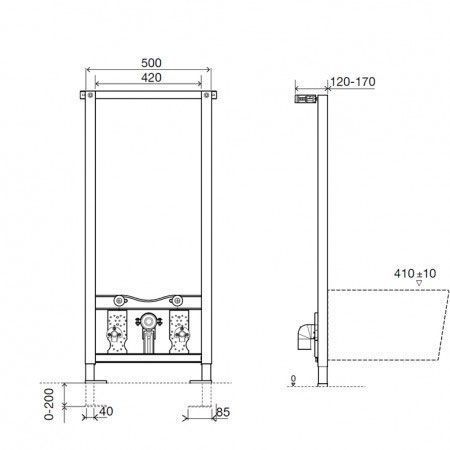 ИНСТАЛЛЯЦИЯ ДЛЯ БИДЕ OLI 136078 SANITARBLOCK (136178) 176468 фото