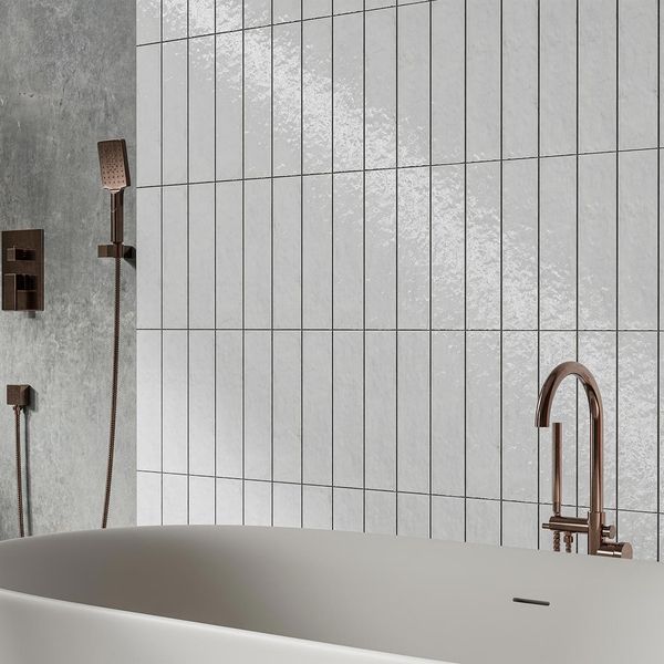 Плитка Cerrad Kamien Palette White 74X300 210272 фото