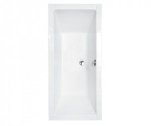 ВАННА АКРИЛОВА BESCO QUADRO 165Х75 БЕЗ НІГ БЕЗ ОТВ. ПІД РУЧКИ БЕЗ РУЧОК 164142 фото