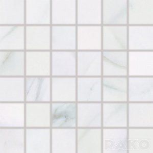 ПЛИТКА RAKO GLAMOUR WHITE-GREY LESK 47X47X10 WDM05018 155384 фото