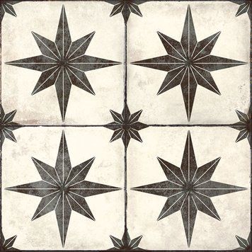 CERAMICA DESEO STAR BLACK 450X450X8 207491 фото