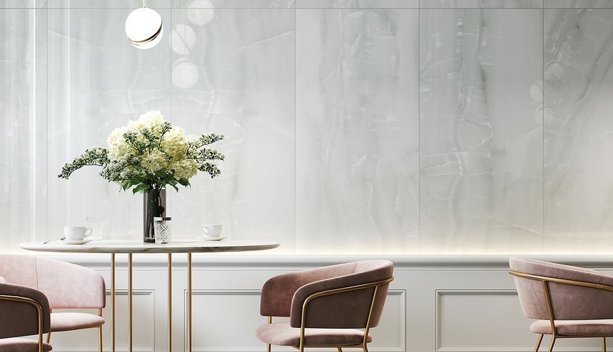 Плитка Opoczno Brave Onyx White Polished Rect 600X1200 209985 фото