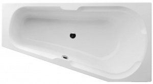 VILLEROY&BOCH ВАННА АКРИЛОВАЯ REBANA 170Х90 ТРАПЕЦИЯ ПРАВАЯ (БЕЗ НОЖЕК) UBA170PAR3REV-01 136244 фото
