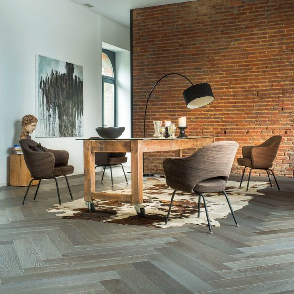 ЛАМИНАТ ALSAPAN (ALSAFLOOR) BATON ROMPU (HERRINGBONE) 523 W 5G ПР 640X143X12 182137 фото