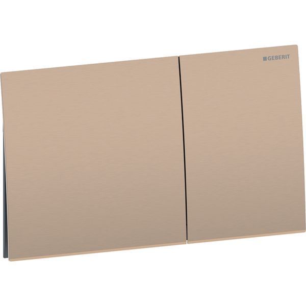 Смывная клавиша Geberit 115.622.QB.1 Sigma70 для двойного смыва, Square Красное золото Матовый 209364 фото