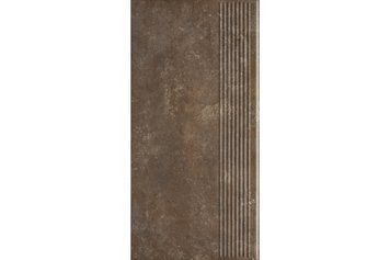 PARADYZ ILARIO BROWN STOPNICA PROSTA STRUKTURA 30X60 183542 фото