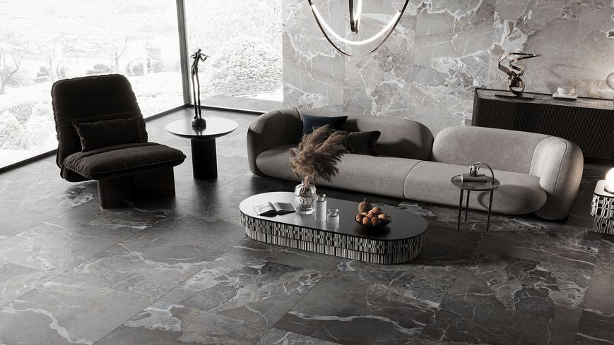 Плитка Teo Ceramics Allore Group Ultima Graphite F PC 600x1200x8 R Sumat 1 210240 фото
