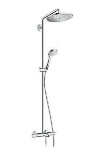 HANSGROHE CROMA SELECT 280 AIR 1JET SHOWERPIPE ДУШОВА СИСТЕМА ДЛЯ ВАННИ З ТЕРМОСТАТОМ, ХРОМ 26792000 175799 фото