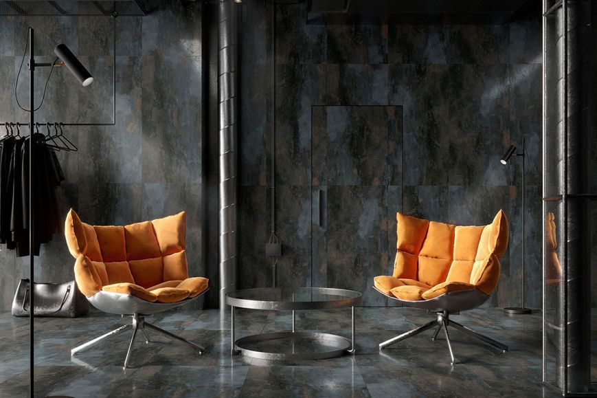 ІНТЕРКЕРАМА INTERGRES OXIDE СИНІЙ LAP 600X600 205543 фото
