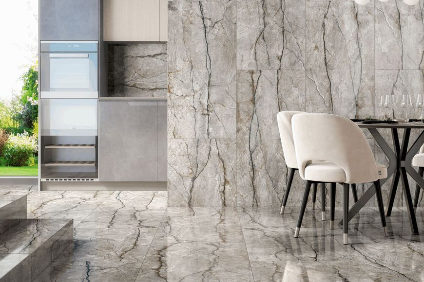 ІНТЕРКЕРАМА INTERGRES PALLADIO ТЕМНО-СІРИЙ POL 600X1200 205545 фото